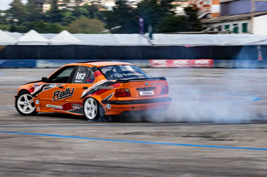 Sérgio Longatti na etapa de São Paulo do Ultimate Drift