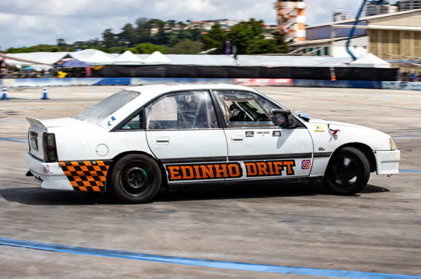 Edinho do Drift em sua volta classificatória na etapa paulista do Ultimate Drift