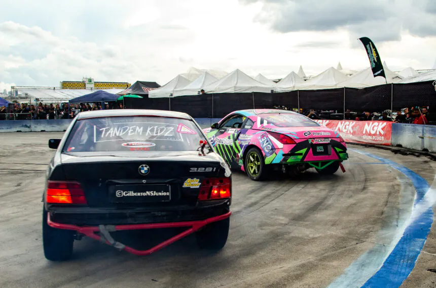 Gilberto Stancov e Valentina Piaz duelam pela Ultimate Drift Light em São Paulo