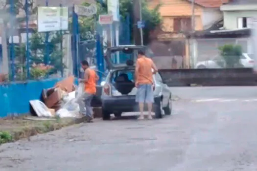 Santo André flagra descarte irregular de resíduos no Parque Erasmo Assunção