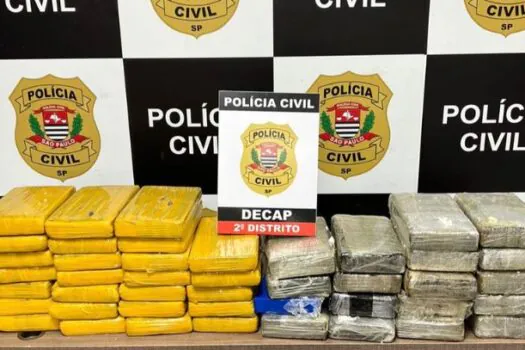 Polícia Civil impede que 43 kg de cocaína cheguem ao centro de SP e prende quadrilha