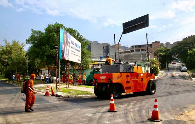 Programa Asfalto Novo avança para mais de 80km de vias recapeadas em Mauá