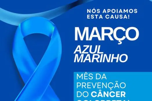 Março Azul Marinho- Mês de prevenção ao câncer colorretal