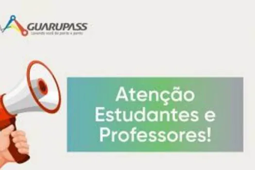 Recadastro do cartão Bilhete Único Escolar da Guarupass encerra no dia 30 de abril