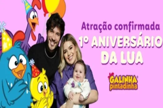 Viih Tube e Eliezer escolhem show da Galinha Pintadinha para festa de 1 ano da filha Lua