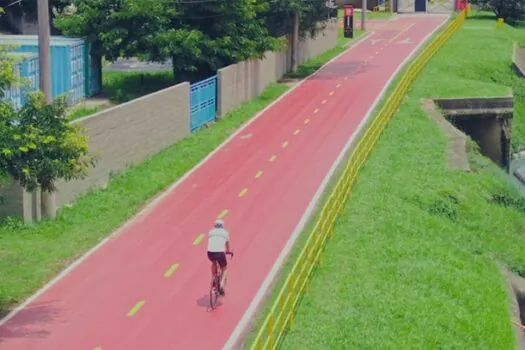 Governo de SP implementa ciclovia provisória no Parque Bruno Covas