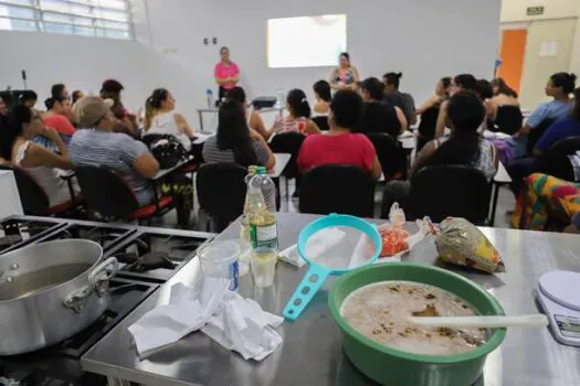 Diadema realiza formação para evitar desperdício de alimentação escolar