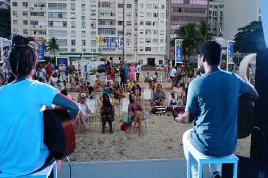 Festival Dias de Sol leva cultura, esporte e música para as areias da Praia de Copacabana