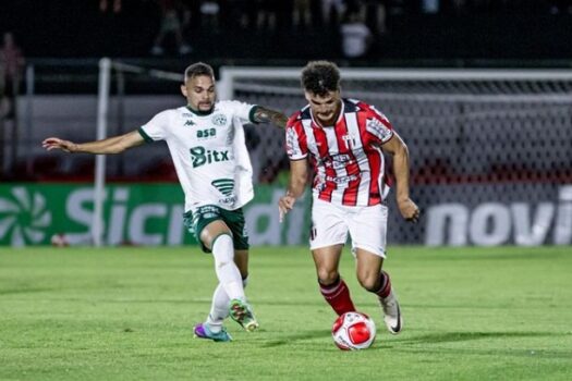 Guarani marca de pênalti no fim e arranca empate com o Botafogo no Campeonato Paulista