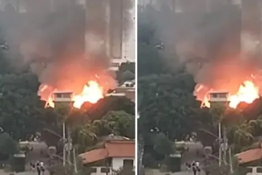 Incêndio atinge comunidade no Campo Belo, na zona sul de São Paulo