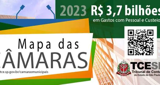 Câmaras Municipais paulistas consomem R$ 3,7 bilhões em recursos públicos