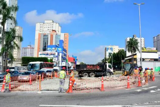 Santo André inicia obras de requalificação viária na Rua Coronel Alfredo Fláquer