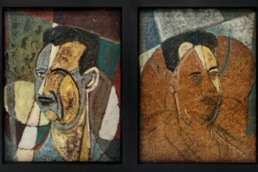 Pintura de Sérgio Milliet recém integrada ao acervo do MAM São Paulo é exibida na Biblioteca