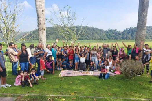 Assistência Social de Ribeirão Pires promove piquenique com famílias PAIF