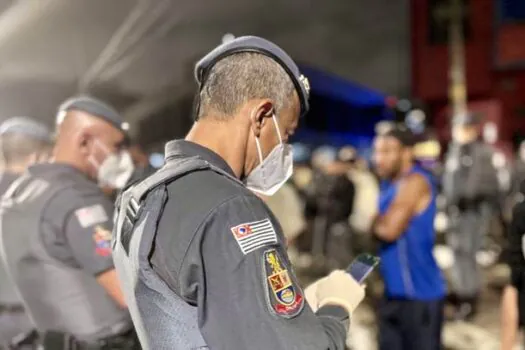 Policiais do centro de SP recebem treinamento para atuar nas cenas abertas de uso