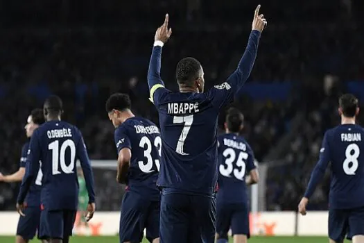 PSG vence Real Sociedad com Mbappé decisivo e volta às quartas da Liga dos Campeões