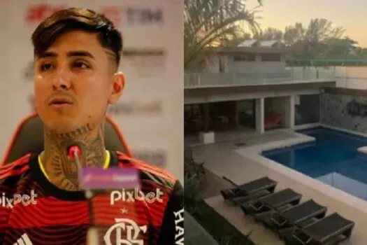 Chileno do Flamengo mora em mansão que pertence a bicheiro carioca com cinco mandados de prisão