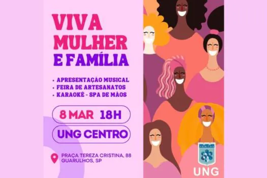 UNG celebra dia 8 de março com evento “Viva Mulher e Família”