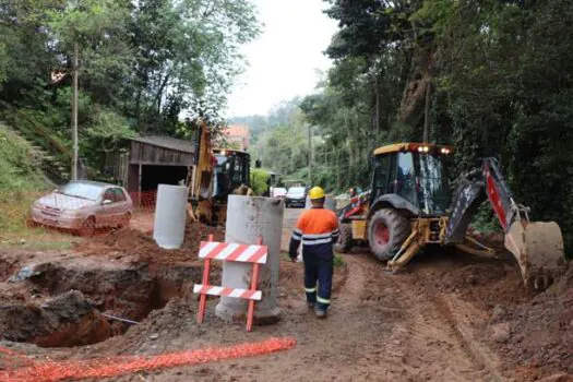 Ribeirão Pires inicia obras na Rua Casemiro Rocha Orosco