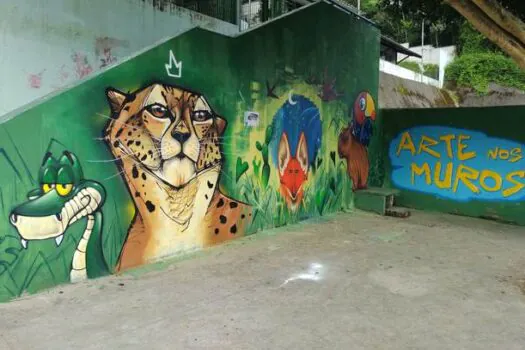 Escolas públicas de São Bernardo do Campo recebem grafites do projeto Arte nos Muros