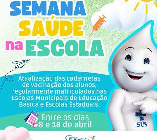 Rio Grande da Serra promove atualização de cadernetas de vacinação