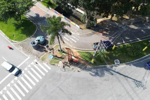 Ribeirão Pires efetua sondagem de solo na Avenida Capitão José Gallo