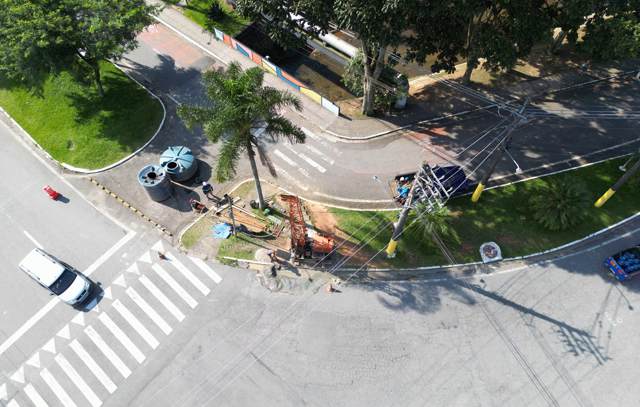 Ribeirão Pires efetua sondagem de solo na Avenida Capitão José Gallo