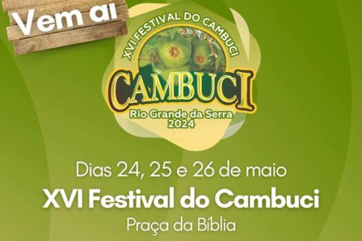 Vem aí! XVI Festival do Cambuci de Rio Grande da Serra