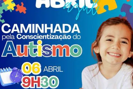 Caminhada pela Conscientização do Autismo em Rio Grande da Serra