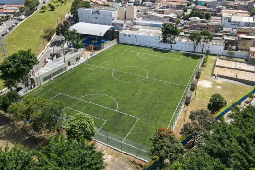 Auricchio entrega revitalização do Sete de Setembro e mais um campo de futebol para São Caetano