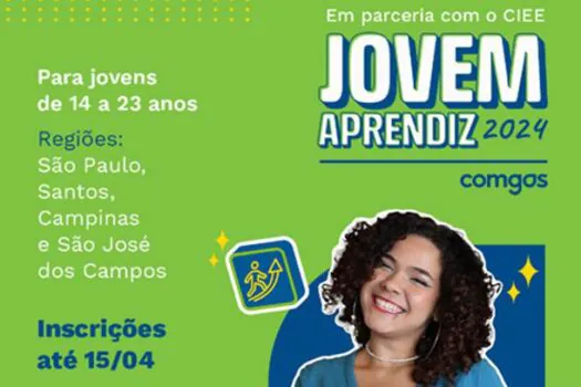 Comgás abre inscrições para programa Jovem Aprendiz 2024