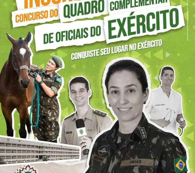 Inscrições abertas para concurso do Exército l