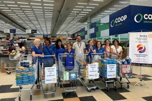 COOP colabora com a arrecadação de uma tonelada de alimentos