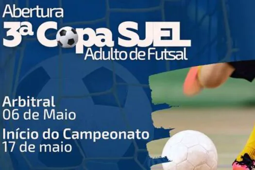 Vem aí! 3ª Copa SJEL Adulto de Futsal