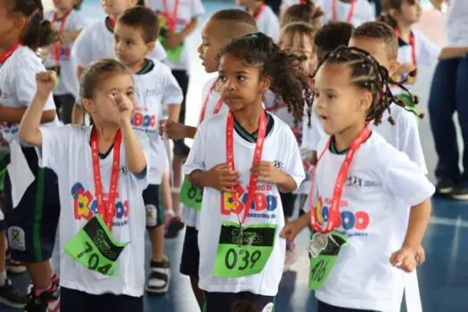 Corrida infantil movimenta crianças da rede municipal de ensino de Santo André