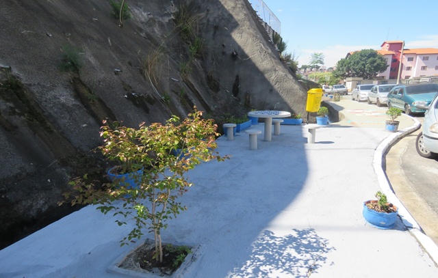 Ponto de descarte irregular de resíduos dá lugar a área de convivência em Santo André