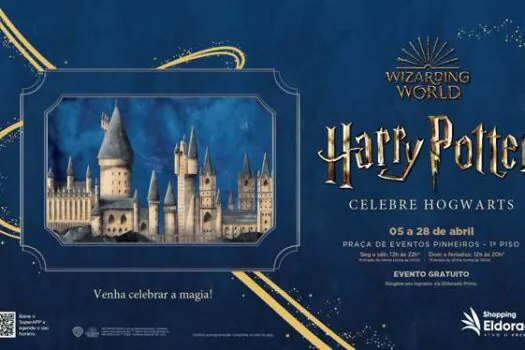 Exposição ‘Harry Potter: Celebre Hogwarts’ chega ao Shopping Eldorado, em São Paulo