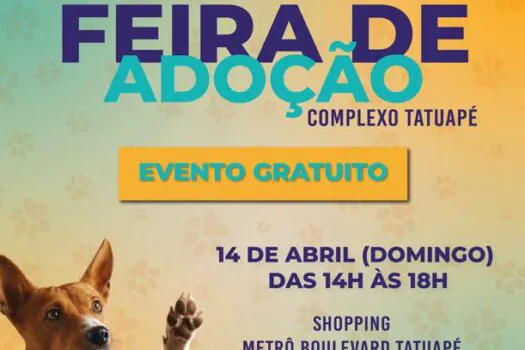 Complexo Tatuapé promove feira de adoção de pets