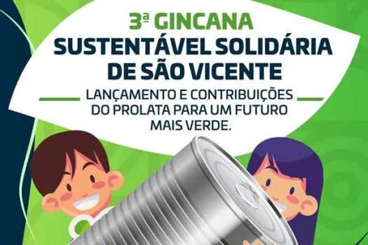 Coleta de latas de aço é incluída na 3ª Gincana Sustentável de São Vicente