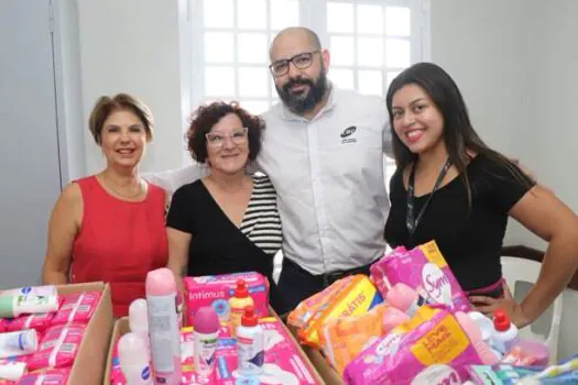 Ribeirão Pires recebe doação de mais de 600 itens de higiene feminina