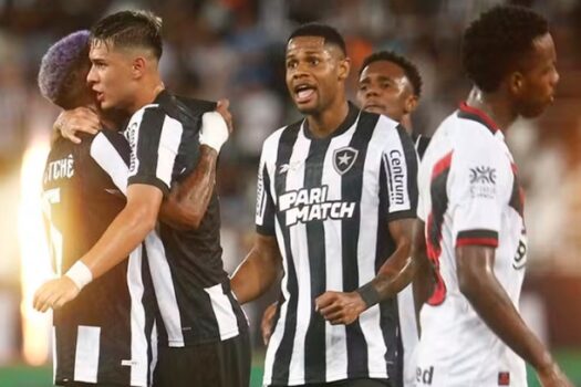 Botafogo vence a primeira no Brasileiro