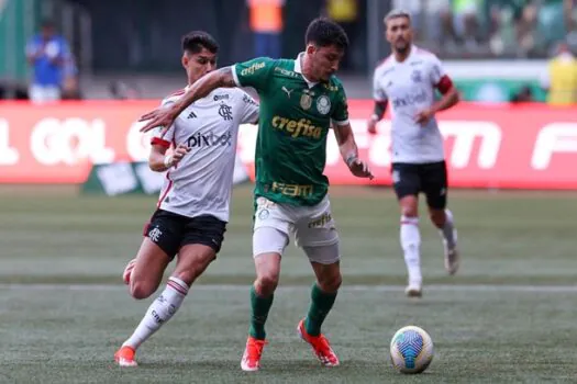 Flamengo e Palmeiras ficam no 0 a 0 pela Série A do Brasileiro