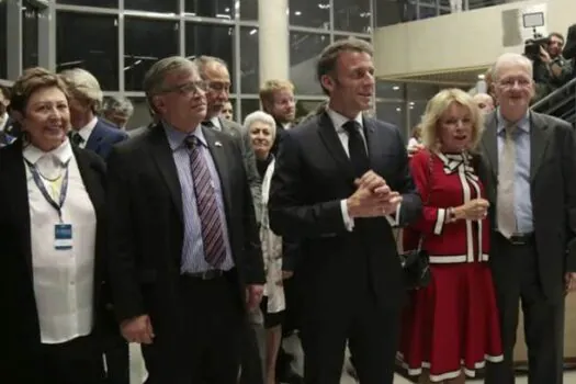 Presidente da França, Emmanuel Macron, inaugura o Institut Pasteur de São Paulo na USP