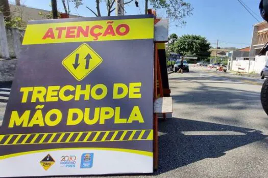 Rua Olímpia Cata Preta ganha novo trecho de mão dupla