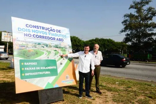 Prefeito Orlando Morando anuncia construção de dois novos viadutos no Corredor ABD