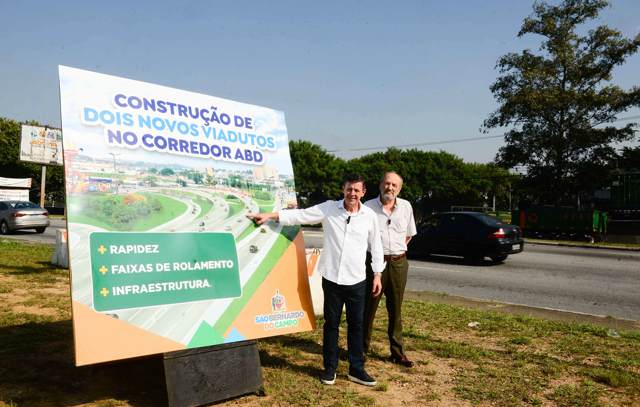 Prefeito Orlando Morando anuncia construção de dois novos viadutos no Corredor ABD