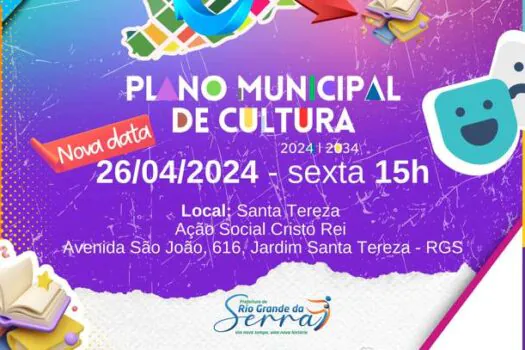 Plano Municipal de Cultura acolherá propostas do Jardim Santa Tereza