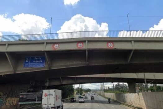 Ponte do Jaguaré interditada parcialmente para obras