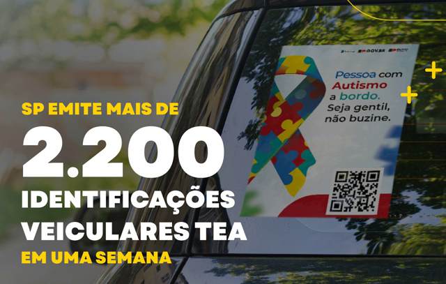 São Paulo emite mais de duas mil Identificações Veiculares TEA em uma semana