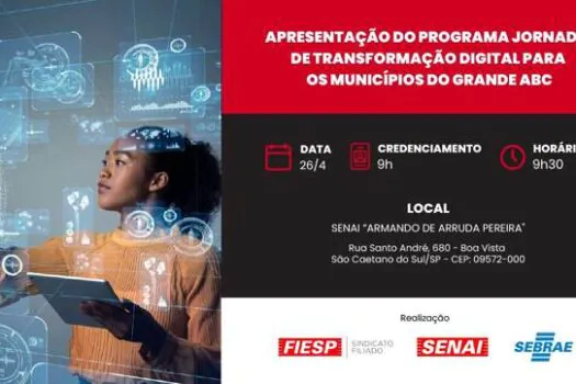 Região do ABC recebe programa de consultoria gratuita da Fiesp, Senai-SP e Sebrae-SP